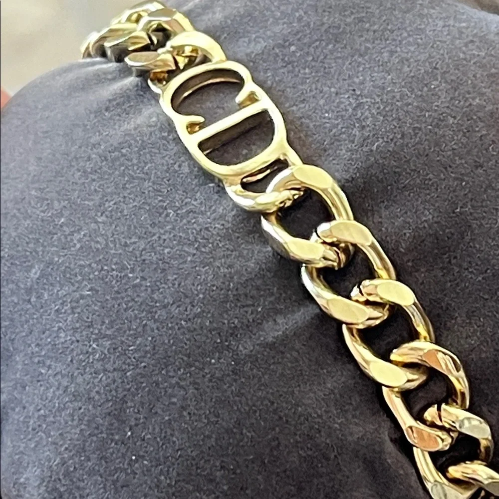 Authentic Christian Dior Gold Chain Bracelet!!! - Picture 5 of 14